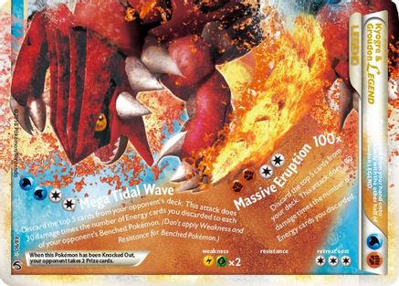 Kyogre & Groudon LEGEND 88/90 - HSUndaunted Holofoil - Poke-Collect
