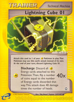 Lightning Cube 01 127/147 - Aquapolis Reverse Holofoil - Poke-Collect