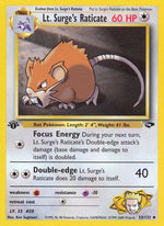 Lt. Surge's Raticate 53/132 - Gym Challenge 1st Edition - Poke-Collect