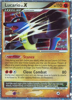 Lucario LV.X 122/123 - Mysterious Treasures Holofoil - Poke-Collect