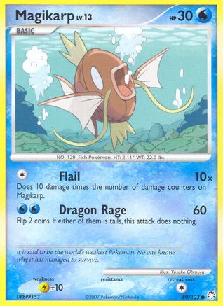 Magikarp 89/123 - Mysterious Treasures Reverse Holofoil - Poke-Collect