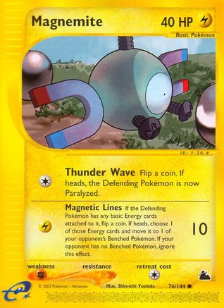 Magnemite 76/144 - Skyridge Reverse Holofoil - Poke-Collect