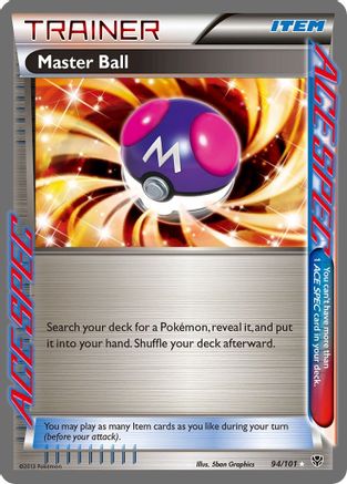 Master Ball 94/101 - Plasma Blast Holofoil - Poke-Collect