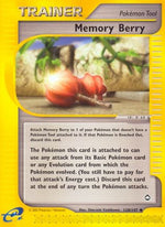 Memory Berry 128/147 - Aquapolis - Poke-Collect
