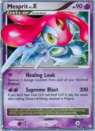 Mesprit LV.X 143/146 - Legends Awakened Holofoil - Poke-Collect