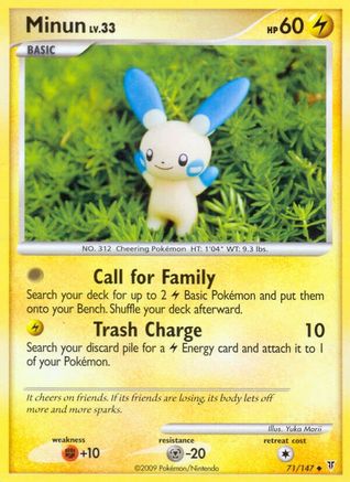 Minun 71/147 - Supreme Victors Reverse Holofoil - Poke-Collect