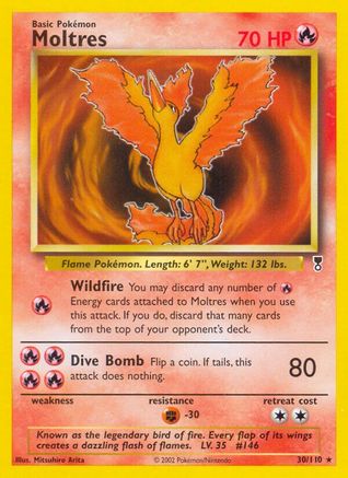 Moltres 30/110 - Legendary Collection - Poke-Collect