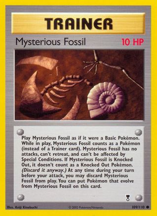 Mysterious Fossil 109/110 - Legendary Collection Reverse Holofoil - Poke-Collect