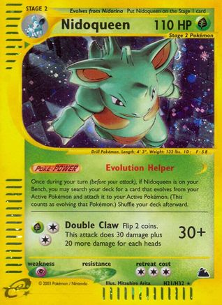 Nidoqueen H21/144 - Skyridge Holofoil - Poke-Collect