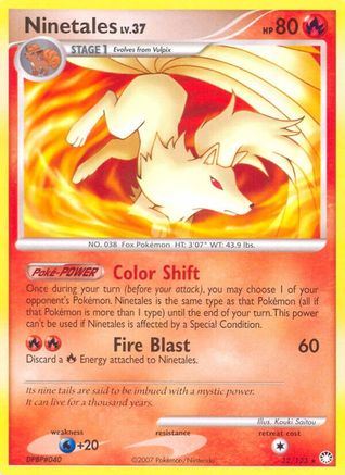 Ninetales 32/123 - Mysterious Treasures - Poke-Collect