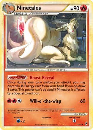 Ninetales 17/95 - Call of Legends Reverse Holofoil - Poke-Collect