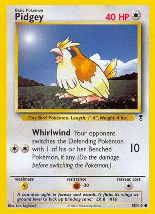 Pidgey 85/110 - Legendary Collection Reverse Holofoil - Poke-Collect