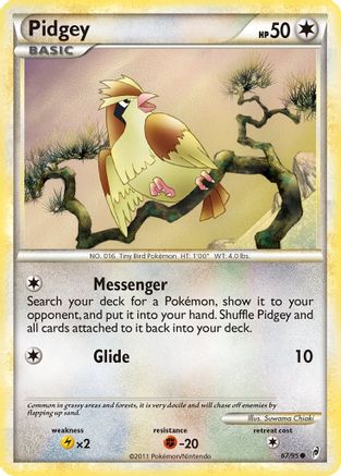Pidgey 67/95 - Call of Legends Reverse Holofoil - Poke-Collect