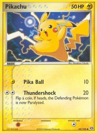 Pikachu 60/106 - Emerald - Poke-Collect