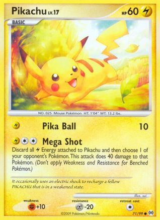 Pikachu 71/99 - Arceus Reverse Holofoil - Poke-Collect