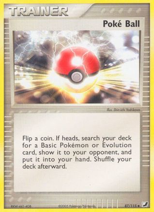 Poké Ball 87/115 - Unseen Forces Reverse Holofoil - Poke-Collect