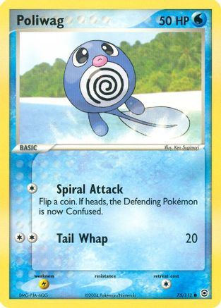 Poliwag 75/112 - FireRed & LeafGreen Reverse Holofoil - Poke-Collect