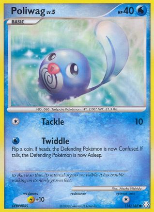 Poliwag 114/146 - Legends Awakened Reverse Holofoil - Poke-Collect