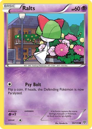 Ralts 59/135 - Plasma Storm Reverse Holofoil - Poke-Collect