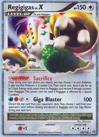 Regigigas LV.X 100/100 - Stormfront Holofoil - Poke-Collect