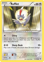 Rufflet 111/124 - Dragons Exalted Reverse Holofoil - Poke-Collect