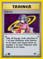 Sabrina 20/132 - Gym Challenge 1st Edition Holofoil - Poke-Collect