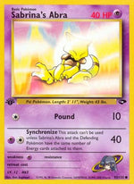 Sabrina's Abra 93/132 - Gym Challenge 1st Edition - Poke-Collect