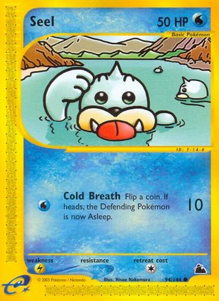 Seel 94/144 - Skyridge Reverse Holofoil - Poke-Collect