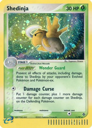 Shedinja 11/97 - Dragon Holofoil - Poke-Collect