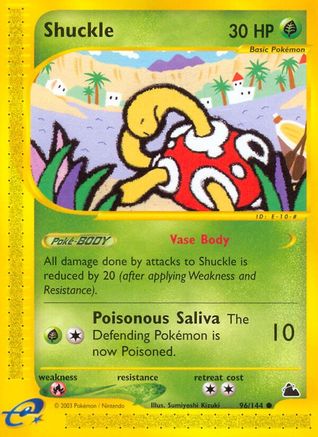 Shuckle 96/144 - Skyridge Reverse Holofoil - Poke-Collect