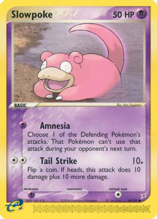 Slowpoke 45/95 - Team Magma vs Team Aqua Reverse Holofoil - Poke-Collect