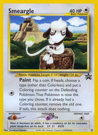 Smeargle 32/53 - Wizards Black Star Promos - Poke-Collect