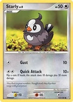 Starly 101/130 - Diamond & Pearl Reverse Holofoil - Poke-Collect