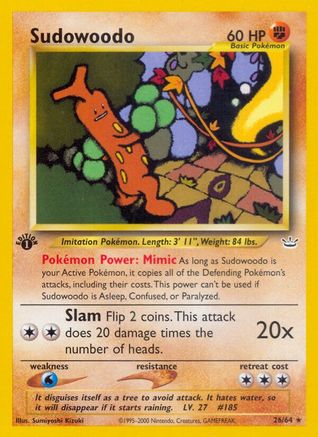 Sudowoodo 26/64 - Neo Revelation Unlimited - Poke-Collect