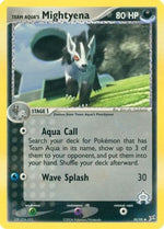 Team Aqua's Mightyena 30/95 - Team Magma vs Team Aqua Reverse Holofoil - Poke-Collect