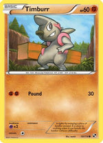 Timburr 58/114 - Black & White Reverse Holofoil - Poke-Collect