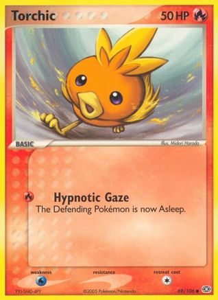 Torchic 69/106 - Emerald Reverse Holofoil - Poke-Collect