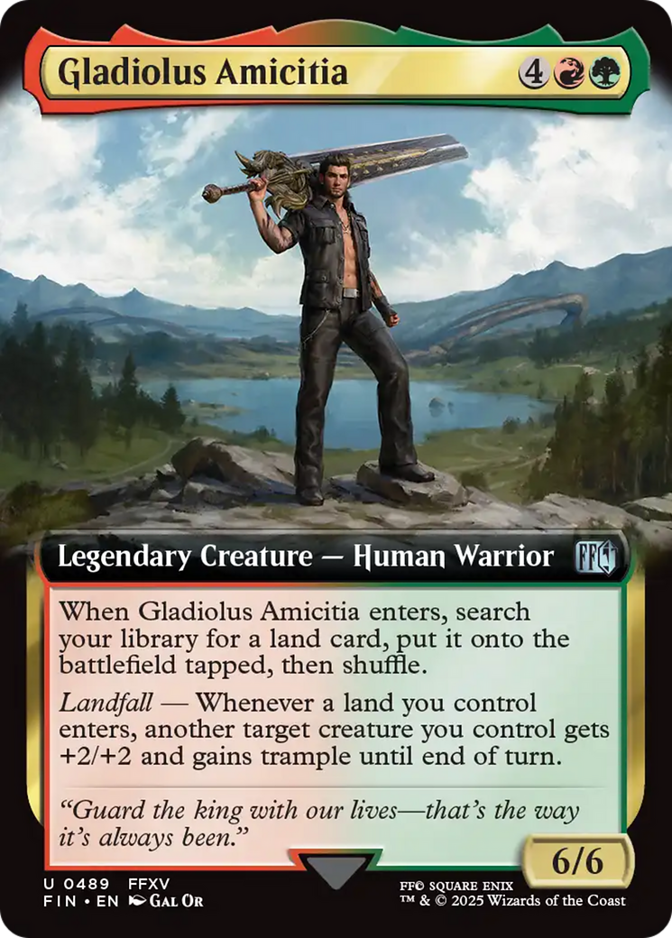 Gladiolus Amicitia (FIN-489) - FINAL FANTASY: (Extended Art) - Poke-Collect