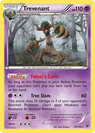 Trevenant 55/146 - XY Holofoil - Poke-Collect