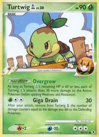 Turtwig GL 85/111 - Rising Rivals Reverse Holofoil - Poke-Collect