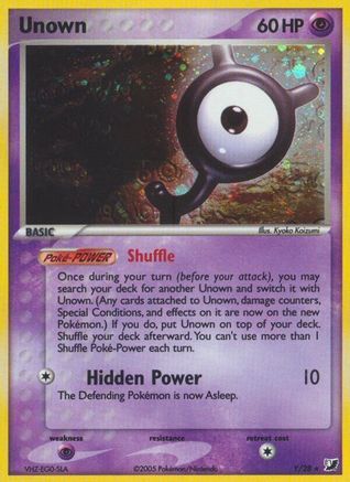 Unown Y/115 - Unseen Forces Holofoil - Poke-Collect