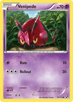 Venipede 52/114 - Black & White - Poke-Collect