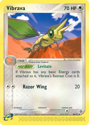 Vibrava 46/97 - Dragon Reverse Holofoil - Poke-Collect
