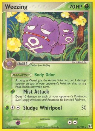 Weezing 33/113 - Delta Species Reverse Holofoil - Poke-Collect