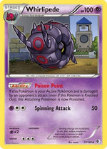 Whirlipede 73/149 - Boundaries Crossed Reverse Holofoil - Poke-Collect