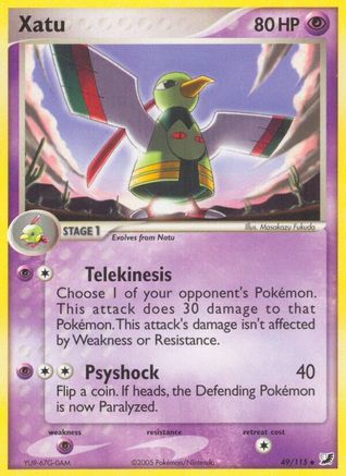 Xatu 49/115 - Unseen Forces Reverse Holofoil - Poke-Collect