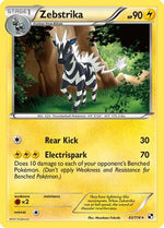Zebstrika 43/114 - Black & White Reverse Holofoil - Poke-Collect