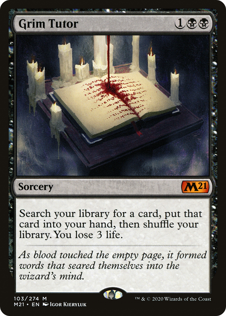 Grim Tutor (M21-103) - Core Set 2021