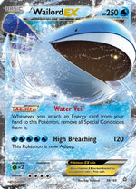 Wailord-EX 38/160 - Primal Clash Holofoil - Poke-Collect