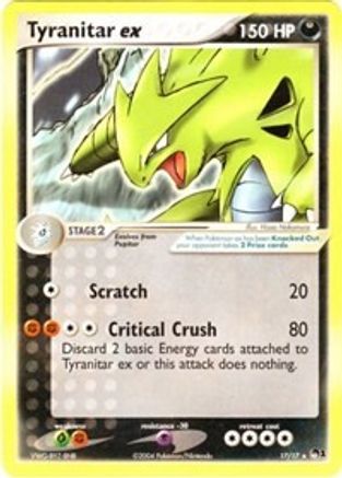 Tyranitar ex (Non-Holo) 17 - POP Series 1 - Poke-Collect